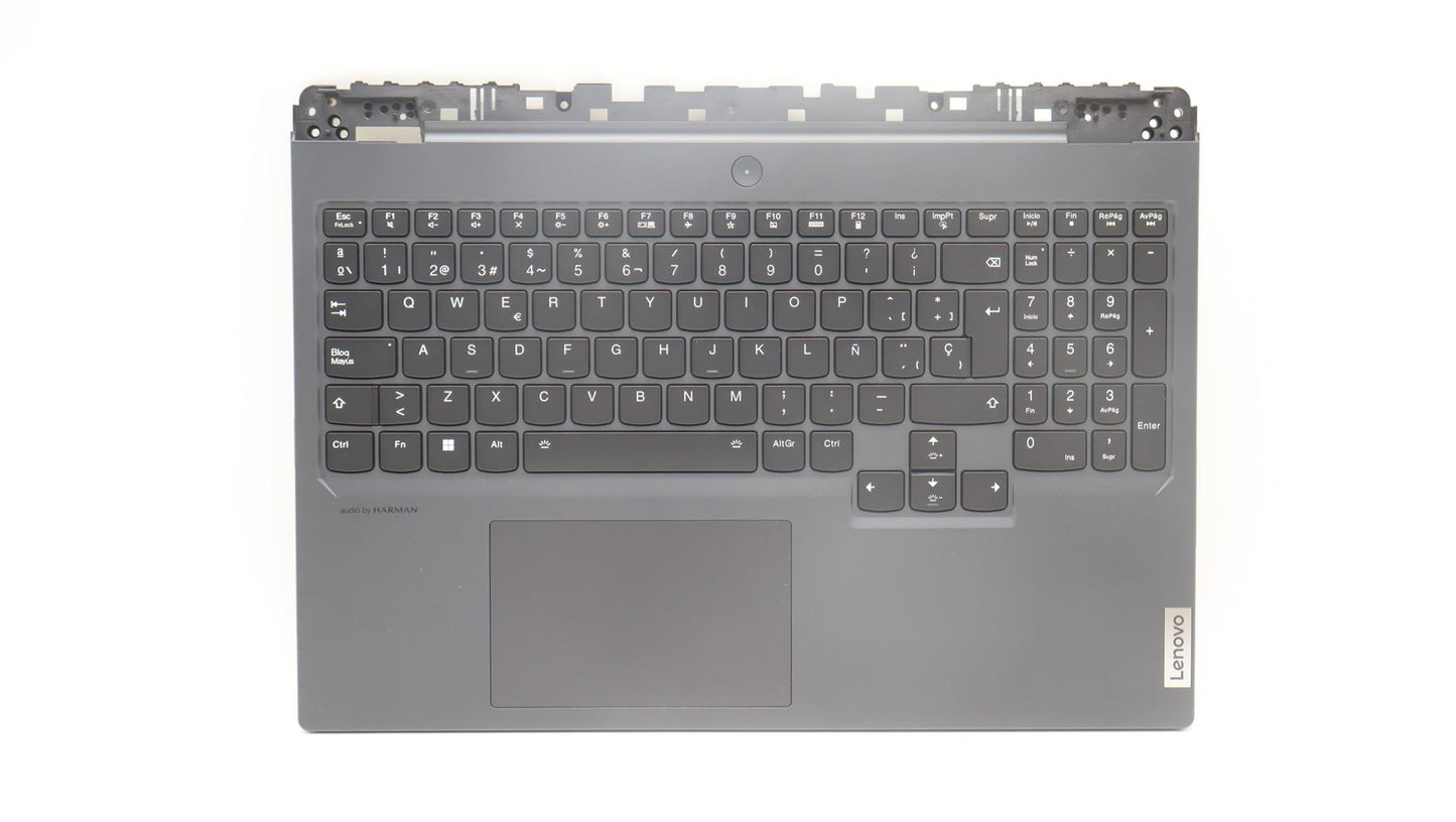 Lenovo Legion 7 16IRX8 Palmrest Cover Touchpad Keyboard Spanish Grey 5CB1L39266