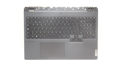 Lenovo Legion 7 16IRX8 Palmrest Cover Touchpad Keyboard Spanish Grey 5CB1L39266