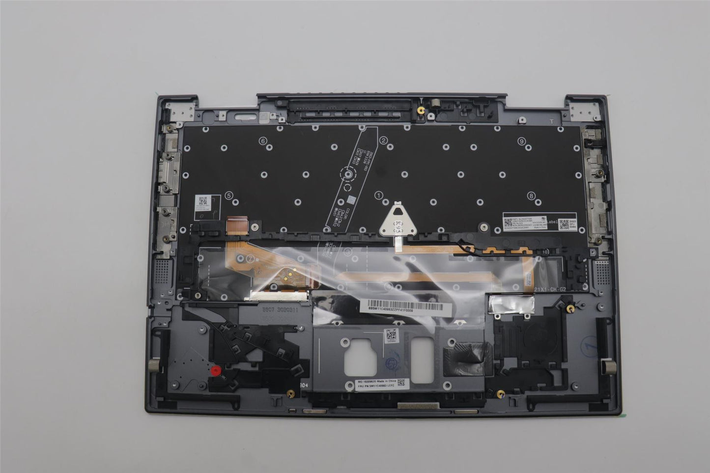 Lenovo MECH_ASM KBD BZL,WL,GY,CHY,IND ENG 5M11C40983