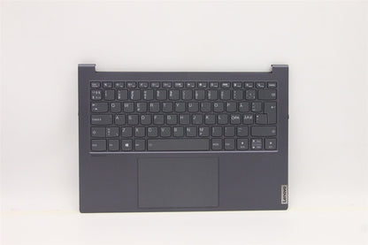 Lenovo Yoga 7 Pro-14ACH5 OD Keyboard Palmrest Top Cover Norwegian 5CB1D66019