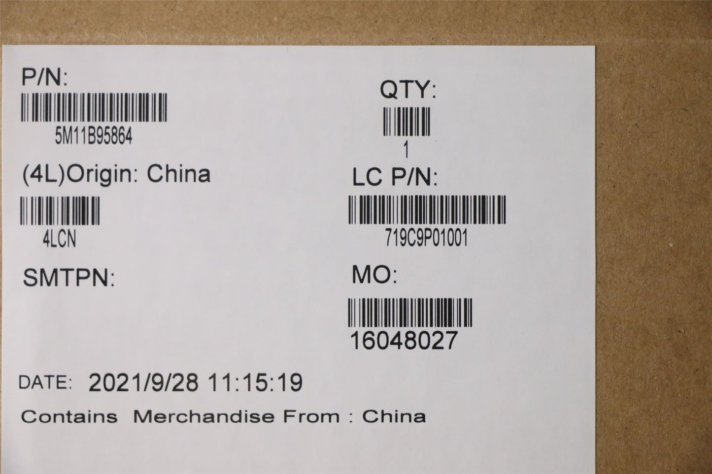 Lenovo ThinkPad E15 Gen 4 Trackpad Touchpad Black 5M11B95866