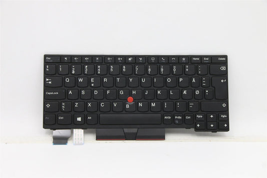 Lenovo ThinkPad L13 2 X13 Keyboard Danish Black 5N20V43300