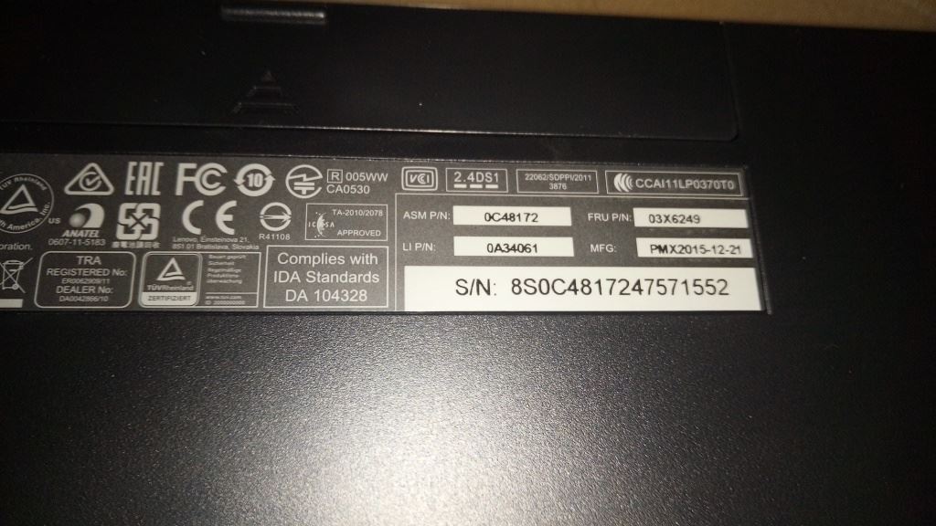 Lenovo KYB_MS,ES 03X6249