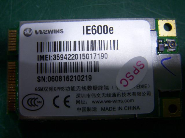 Lenovo U8 EDGE CARD 03H IE600 PK29200B100 Board 31034994