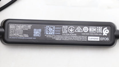 Lenovo HEADSET Go Wired On-ear HS_Teams 5H31M45630