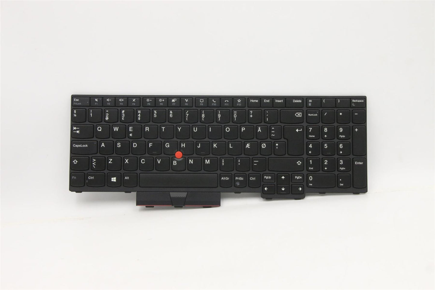 Lenovo ThinkPad L15 2 L15 Keyboard Danish Black Backlit 5N20W68117