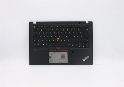Lenovo ThinkPad T14s Keyboard Palmrest Top Cover Norwegian Black 5M10Z41415