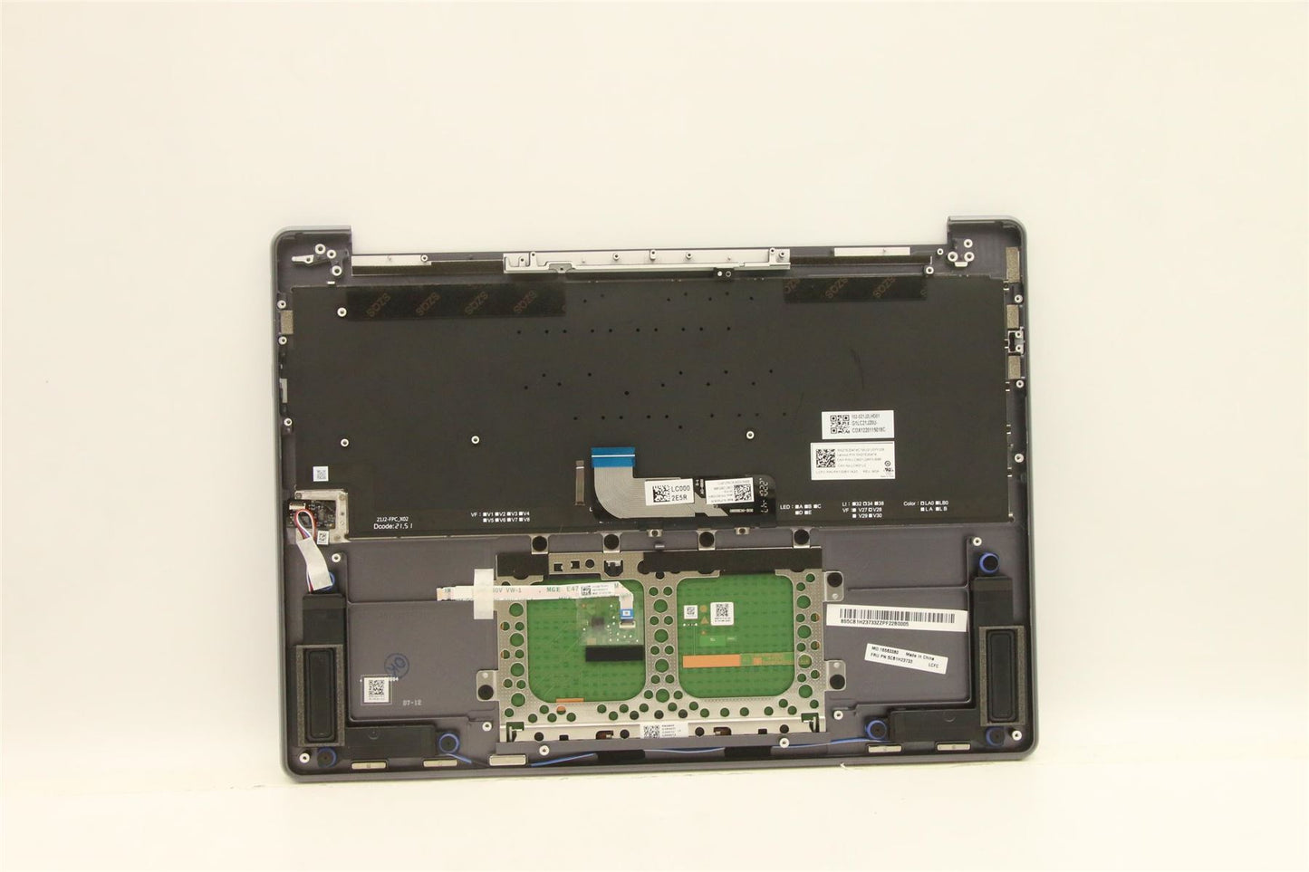 Lenovo IdeaPad 9 14IAP7 Palmrest Cover Touchpad Keyboard French Grey 5CB1H23733