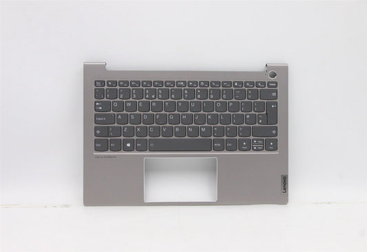 Lenovo ThinkBook 13s G2 ITL Keyboard Palmrest Top Cover UK Grey 5CB1B02445