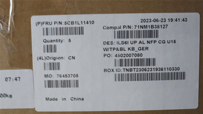 Lenovo IdeaPad 5 16IRL8 5 16ABR8 Palmrest Cover Touchpad Keyboard 5CB1L11410