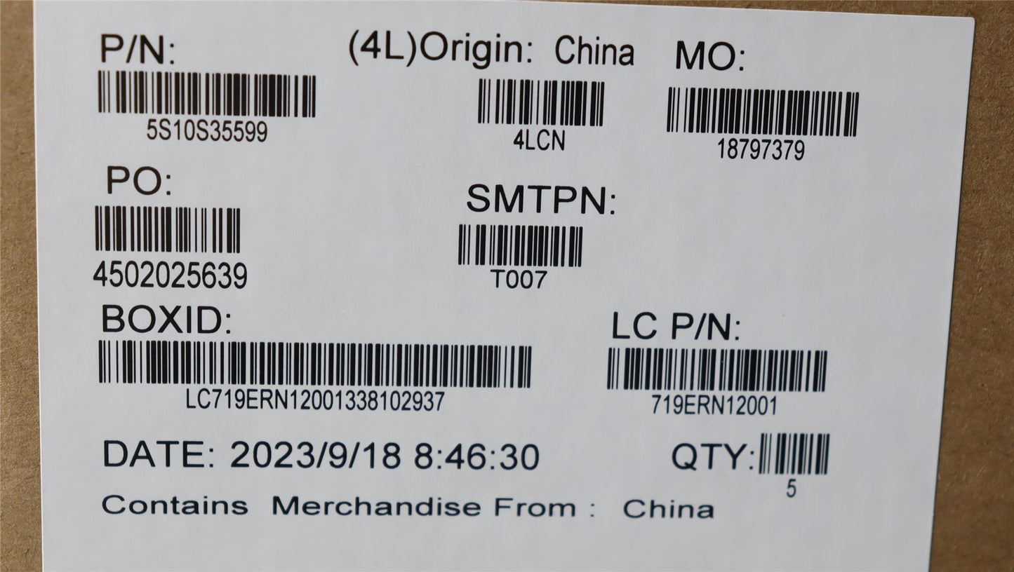 Lenovo SCREW Screw Pack L83AG 5S10S35599