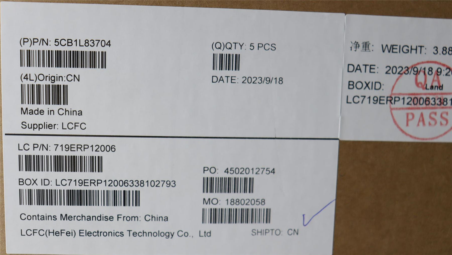 Lenovo Upper Case ASM_ENG_L83AG 5CB1L83704