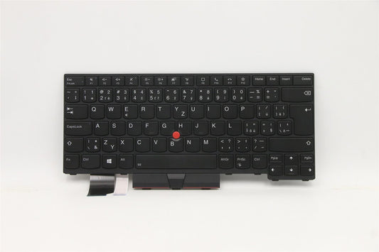 Lenovo ThinkPad L14 2 L14 Keyboard Czech Black Backlit 5N20W67831