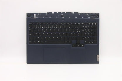 Lenovo 5 15ITH6H Palmrest Cover Touchpad Keyboard French Blue Backlit 5CB1D05063