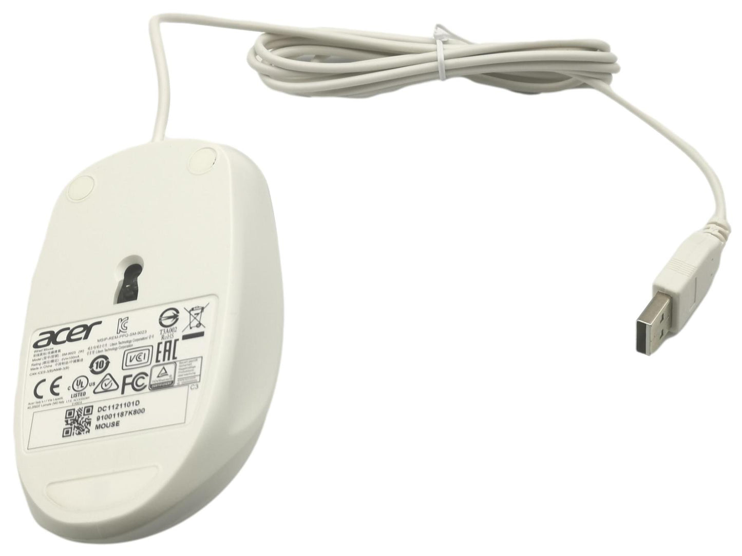 Acer Aspire AC20-720 AZ1-211 AZ1-611 AZ1-612 USB Wired Mouse White DC.11211.00T