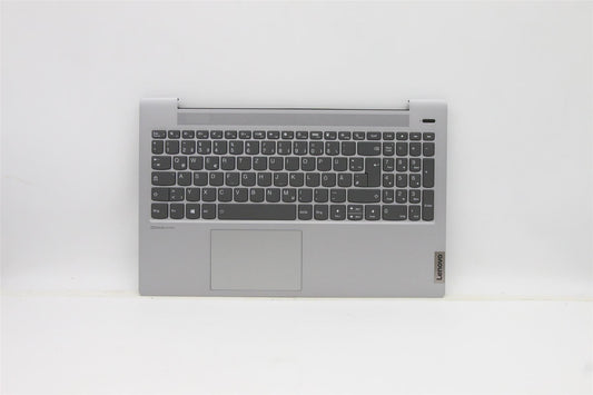 Lenovo IdeaPad 5-15ALC05 Palmrest Cover Keyboard German Grey Backlit 5CB1A24831