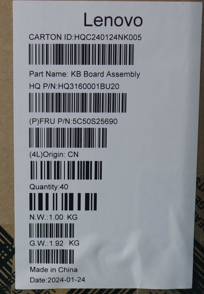 Lenovo USB Board H 83DU 5C50S25690