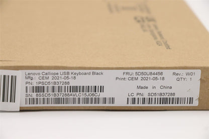 Lenovo USB Calliope KB BK KOR 5D50U84456