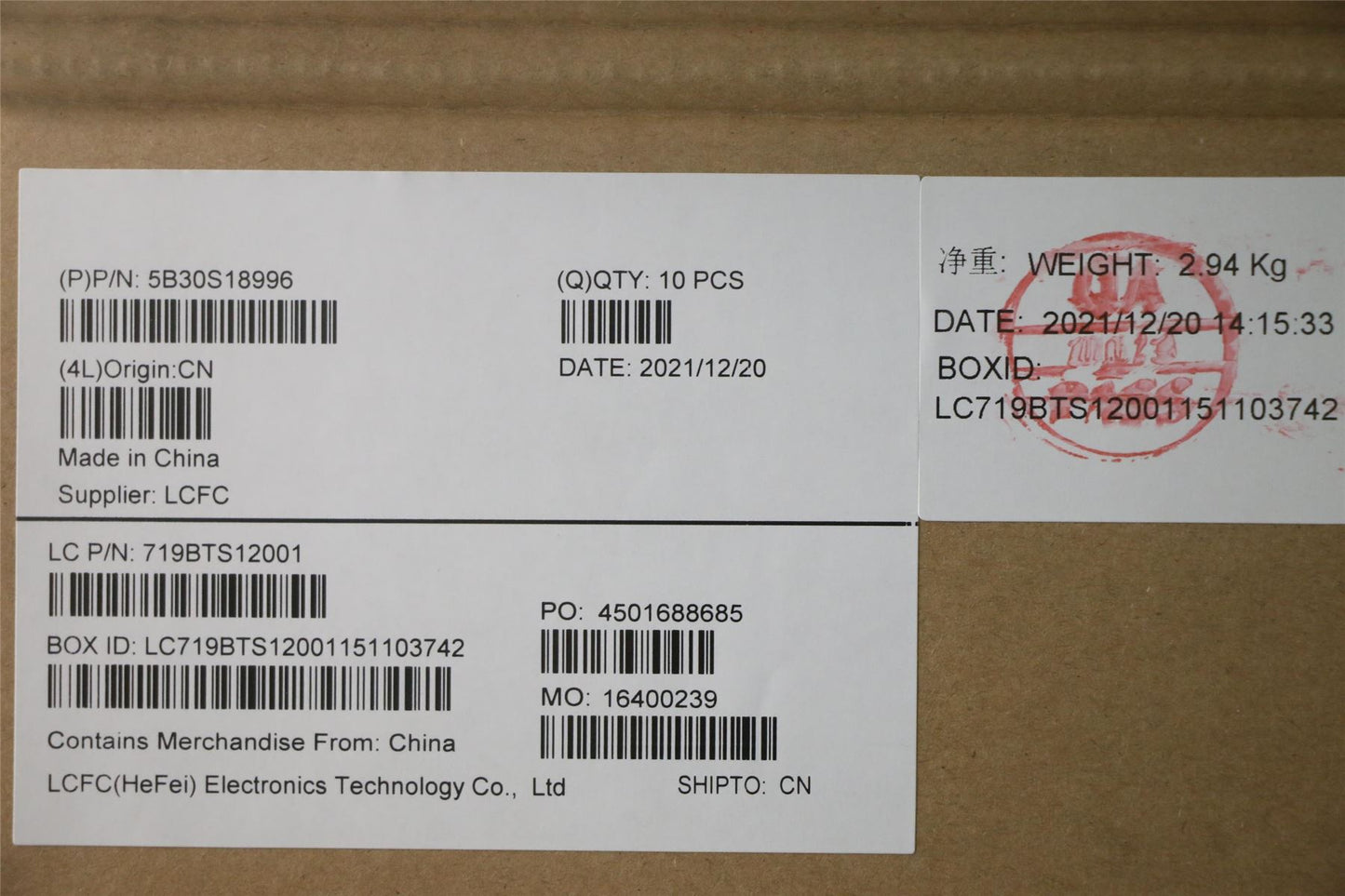 Lenovo LCD Bezel L 82H8 G_BLUE 5B30S18996
