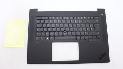 Lenovo ThinkPad P1 Gen 6 Keyboard Palmrest Top Cover French White 5M11L89003