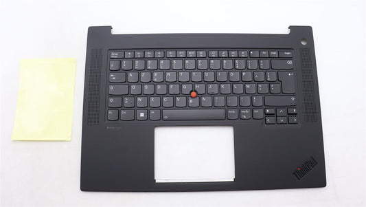 Lenovo ThinkPad P1 Gen 6 Keyboard Palmrest Top Cover French White 5M11L89003