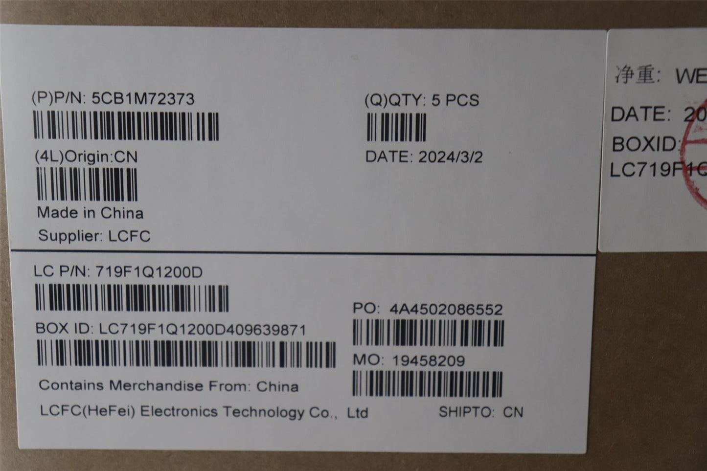 Lenovo Upper Case ASM_BUL L 83G0W/SCW 5CB1M72373