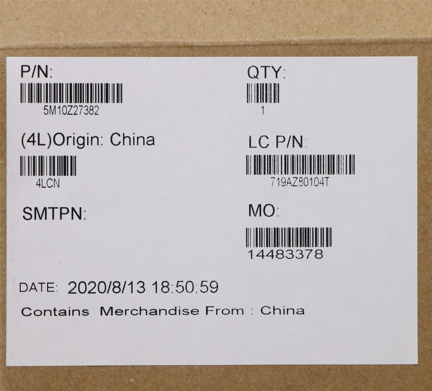 Lenovo ThinkPad E14 2 Keyboard Palmrest Top Cover Russain Black 5M10Z27382