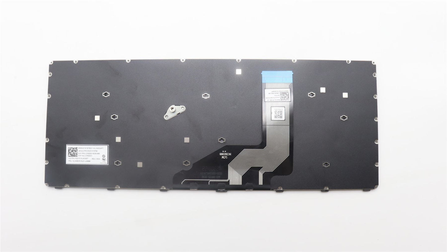 Lenovo 100e Gen4 Keyboard UK Grey Backlit 5N21L43888