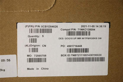Lenovo Upper Case ASM_SWS C 82K1 RGB 5CB1D04626