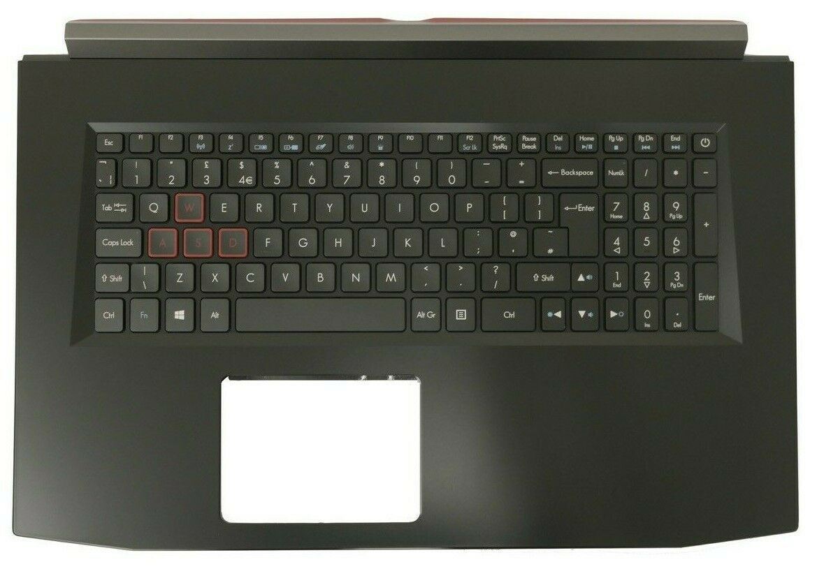 Acer Predator Helios PH317-51 Palmrest Cover Keyboard UK Black 6B.Q2MN2.010