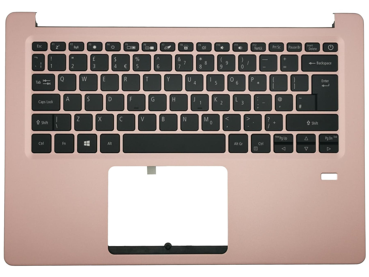 Acer Swift SF114-32 Palmrest Cover Keyboard UK Pink Backlit 6B.GZLN1.032