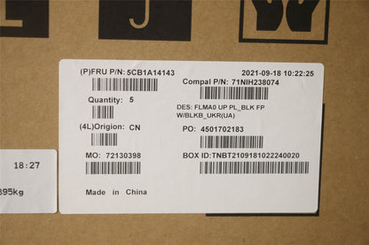 Lenovo IdeaPad 5-14ITL05 Palmrest Cover Touchpad Keyboard Ukrainian 5CB1A14143