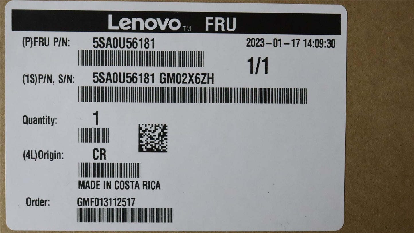 Lenovo ThinkStation P920 CPU Processor 5SA0U56181