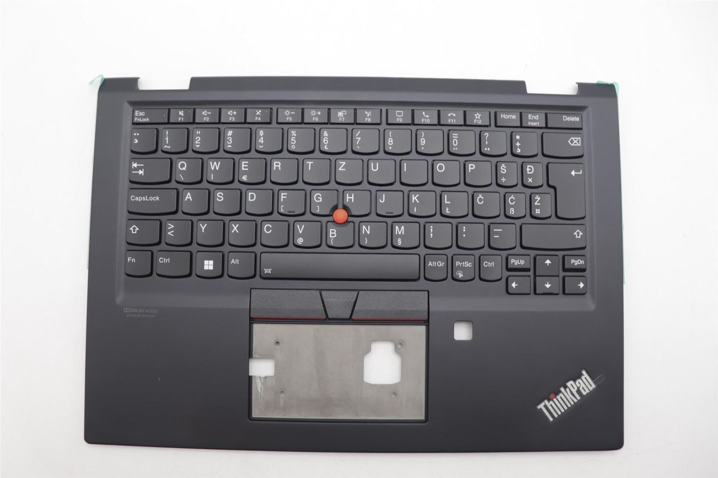 Lenovo Yoga X13 Gen 1 Palmrest Cover Keyboard Slovenian Black 5M10Y85800