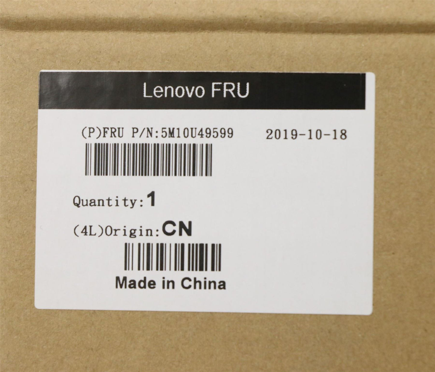 Lenovo ThinkCentre M75q-1 Top Case Cover Assembly Black 5M10U49599