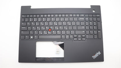 Lenovo ThinkPad E16 Gen 1 Keyboard Palmrest Top Cover Greek Black 5M11L64960