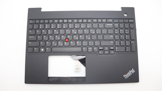 Lenovo ThinkPad E16 Gen 1 Keyboard Palmrest Top Cover Greek Black 5M11L64960