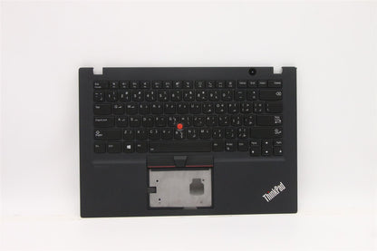 Lenovo ThinkPad T14s Keyboard Palmrest Top Cover Arabic Black Backlit 5M10Z41247