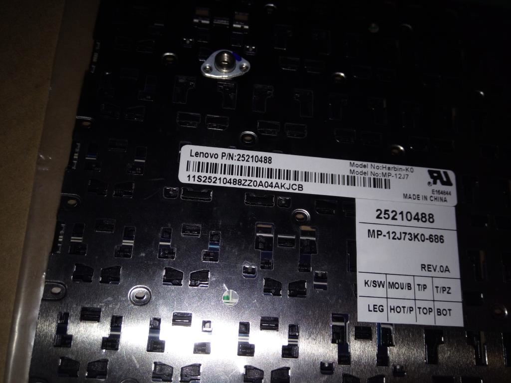 Lenovo CCY HRB KR 84key black frame KBD W8 Korean Keyboard 25210488