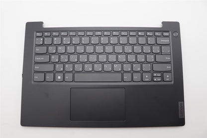 Lenovo V14 G4 IRU Palmrest Cover Touchpad Keyboard Ukrainian Grey 5CB1L67948