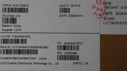 Lenovo CARDPOP FRU PCBA SD/B NSH452 SD Board 5C51T63072
