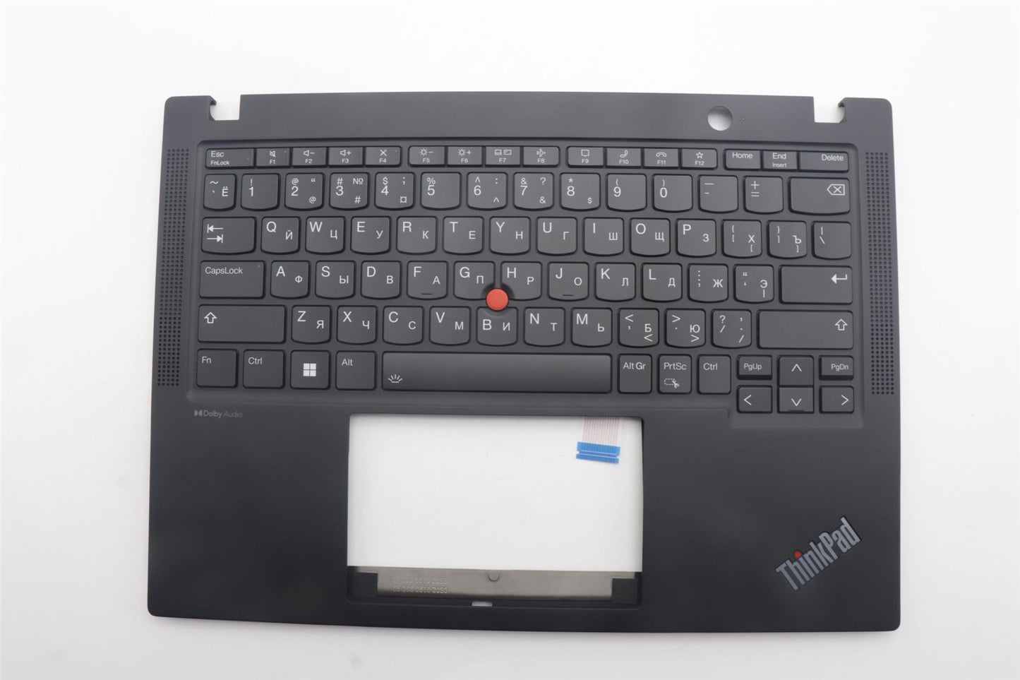 Lenovo ThinkPad X13 Gen 4 Keyboard Palmrest Top Cover Russian Black 5M11L86255