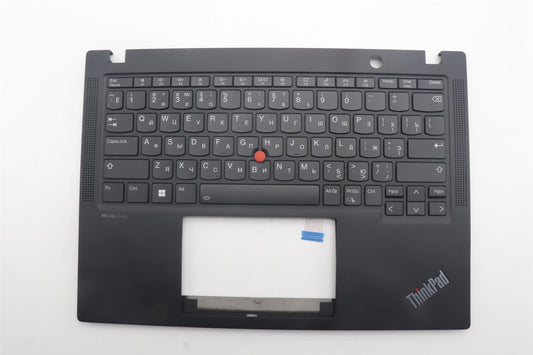 Lenovo ThinkPad X13 Gen 4 Keyboard Palmrest Top Cover Russian Black 5M11L86255