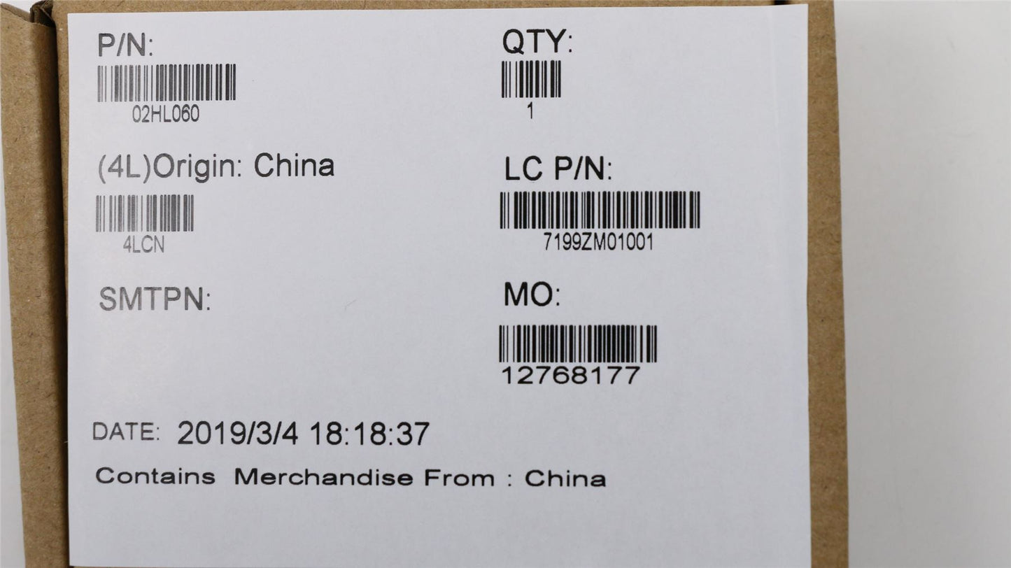 Lenovo 02HL060 MECHANICAL Misc Kit