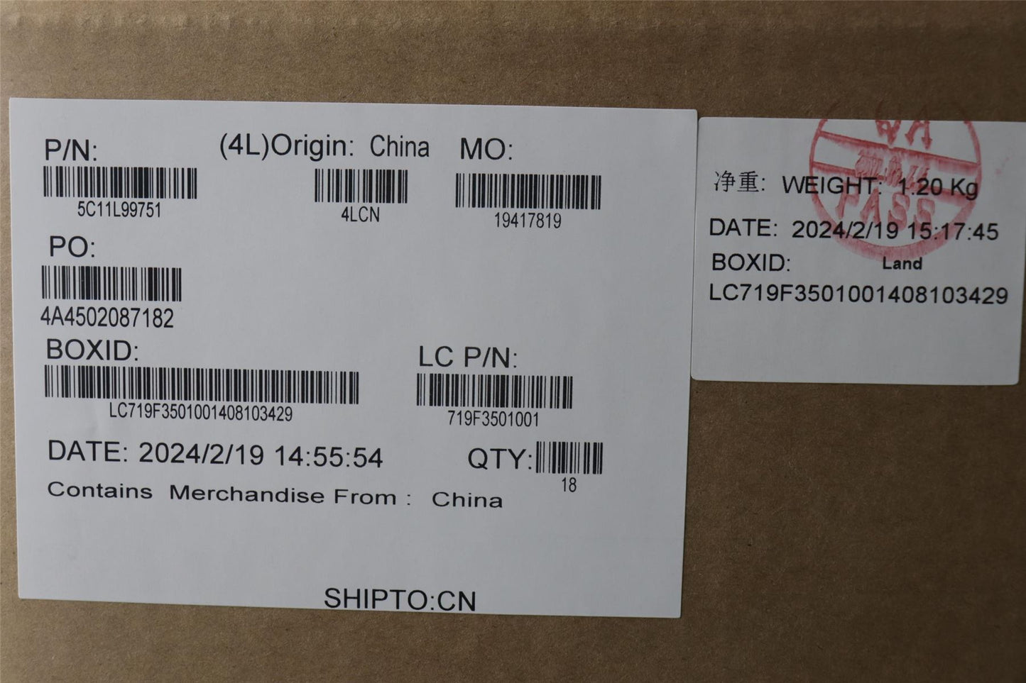 Lenovo CABLE-FPC,FORCEPAD 5C11L99751