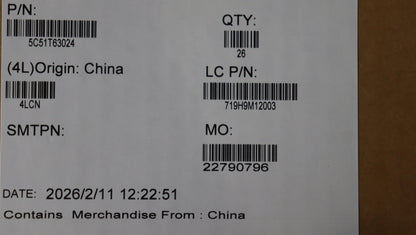 Lenovo CARDPOP Sensor Board 5C51T63024
