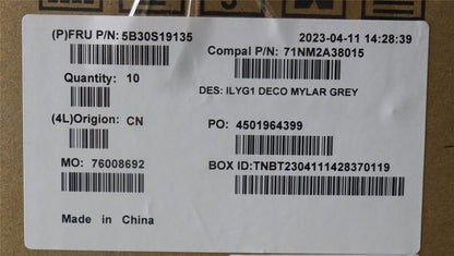 Lenovo 5B30S19135 Deco cover Mylar C 82Y3