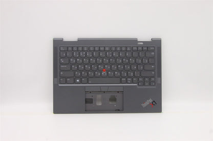 Lenovo Yoga X1 6th Keyboard Palmrest Top Cover Russain Grey 5M11C41007