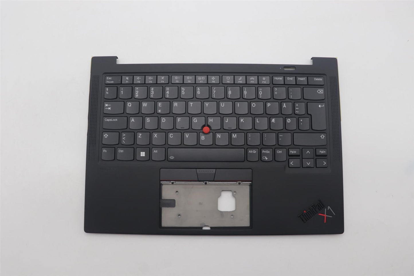 Lenovo Carbon X1 9th Keyboard Palmrest Top Cover Danish Black 5M11C53234