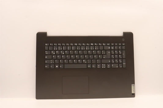 Lenovo V17 G3 IAP Palmrest Cover Touchpad Keyboard German Black 5CB1J02958